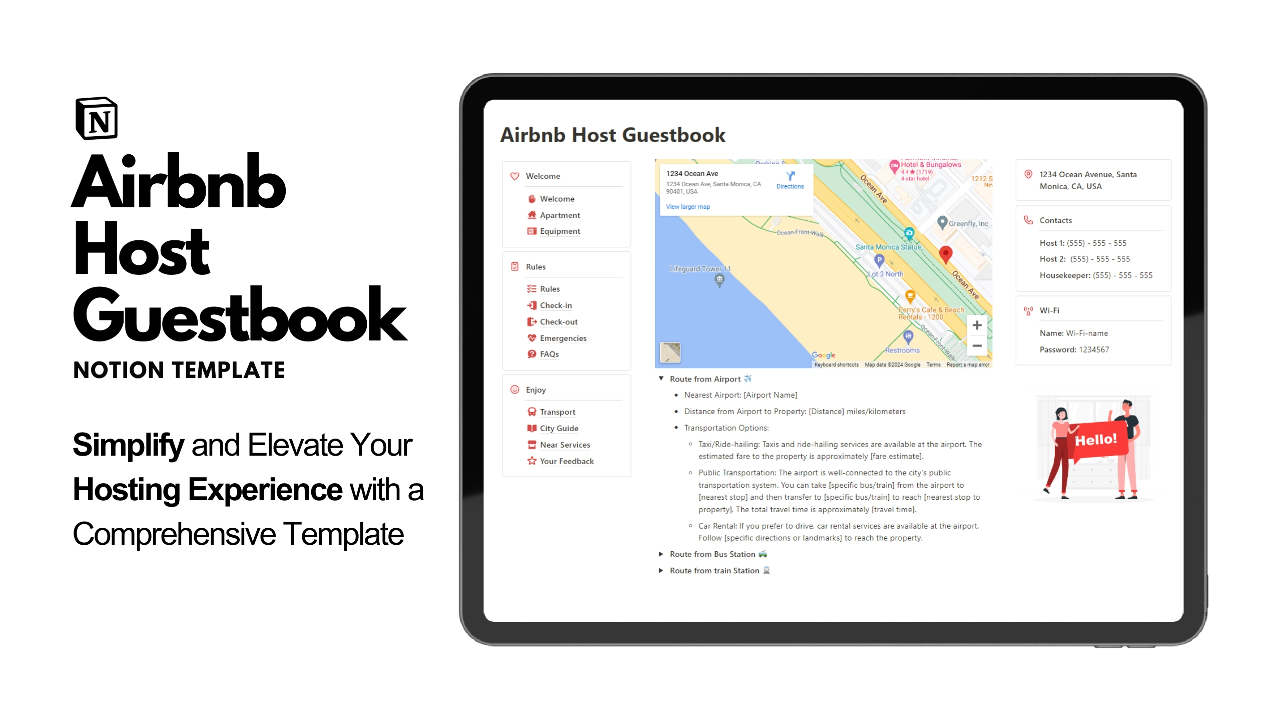 Notion Airbnb Host Guestbook