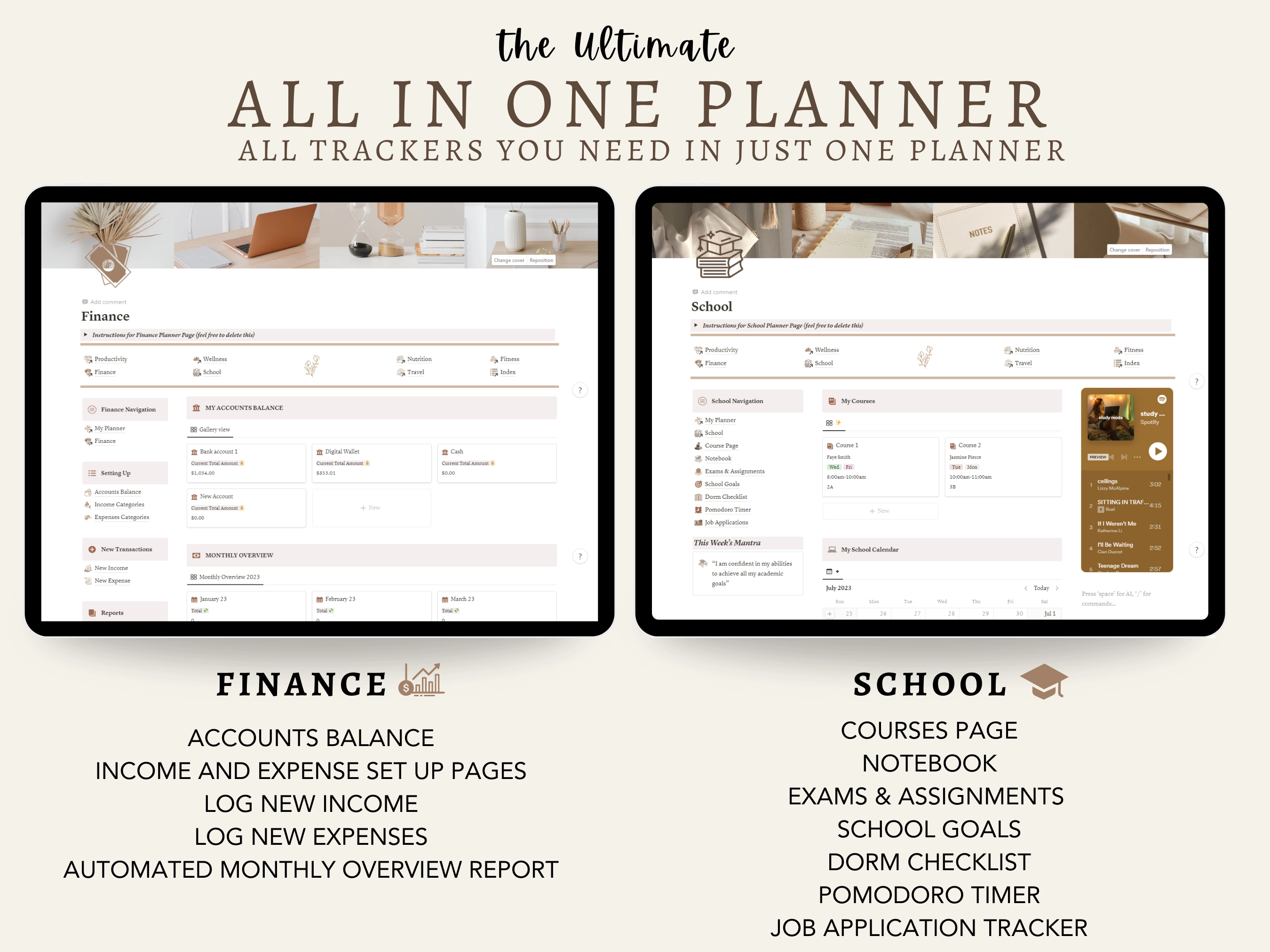 All In One Life Planner
