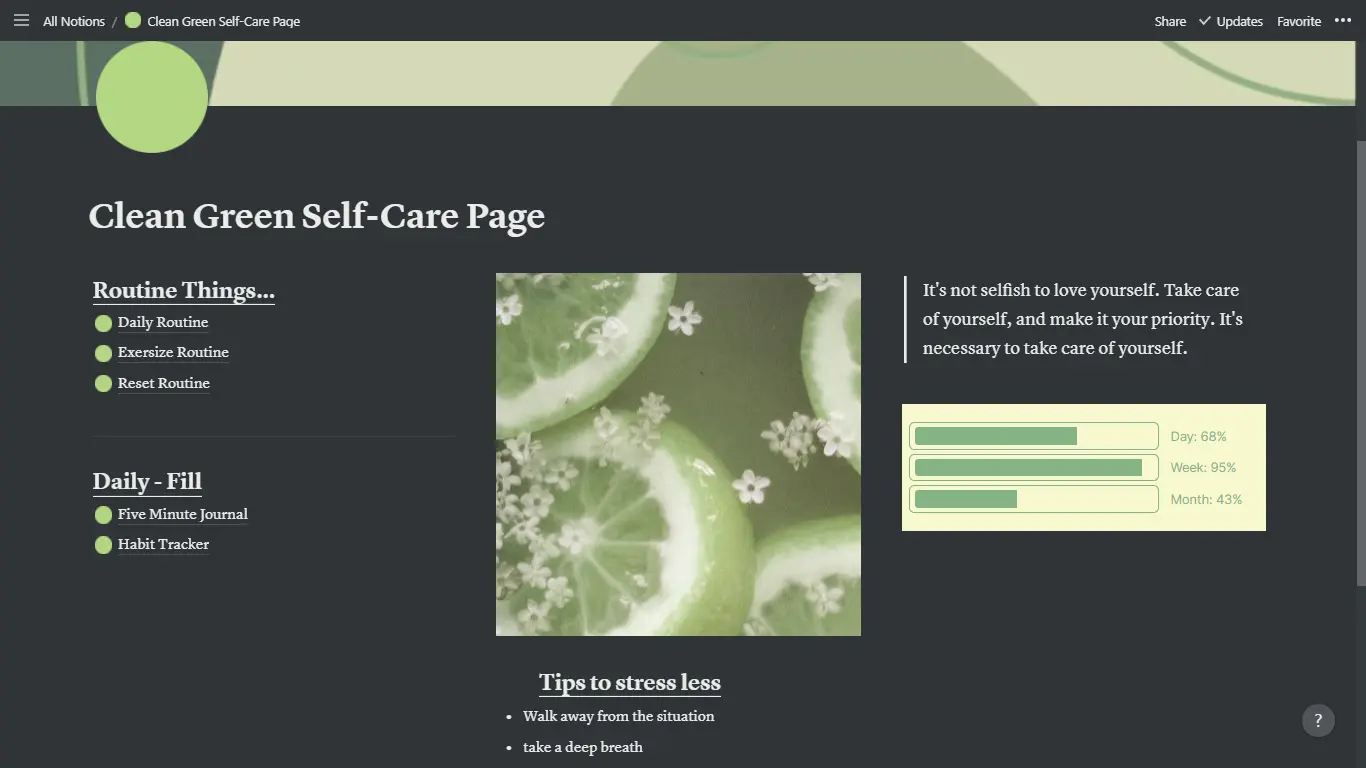 Clean Self Care Page image