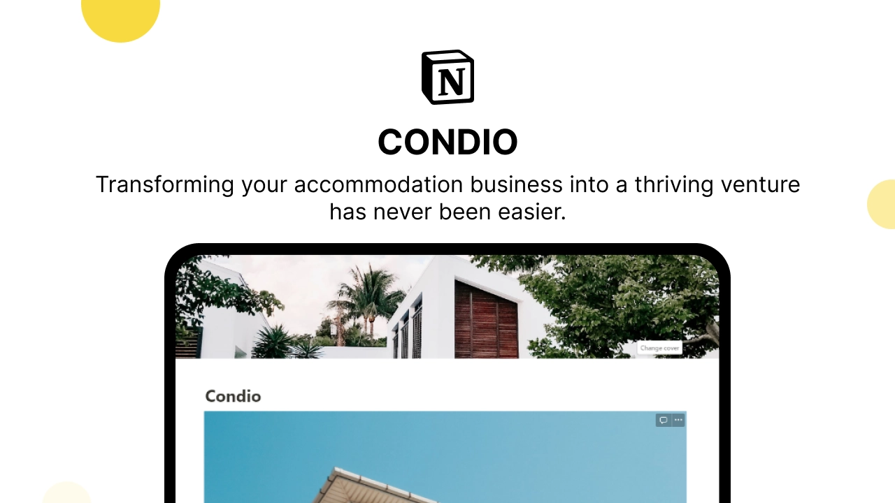 Notion Condio - Accommodation Website