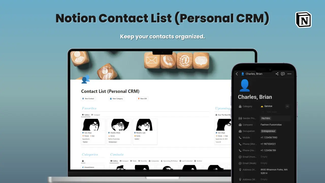Contact List (Personal CRM) image