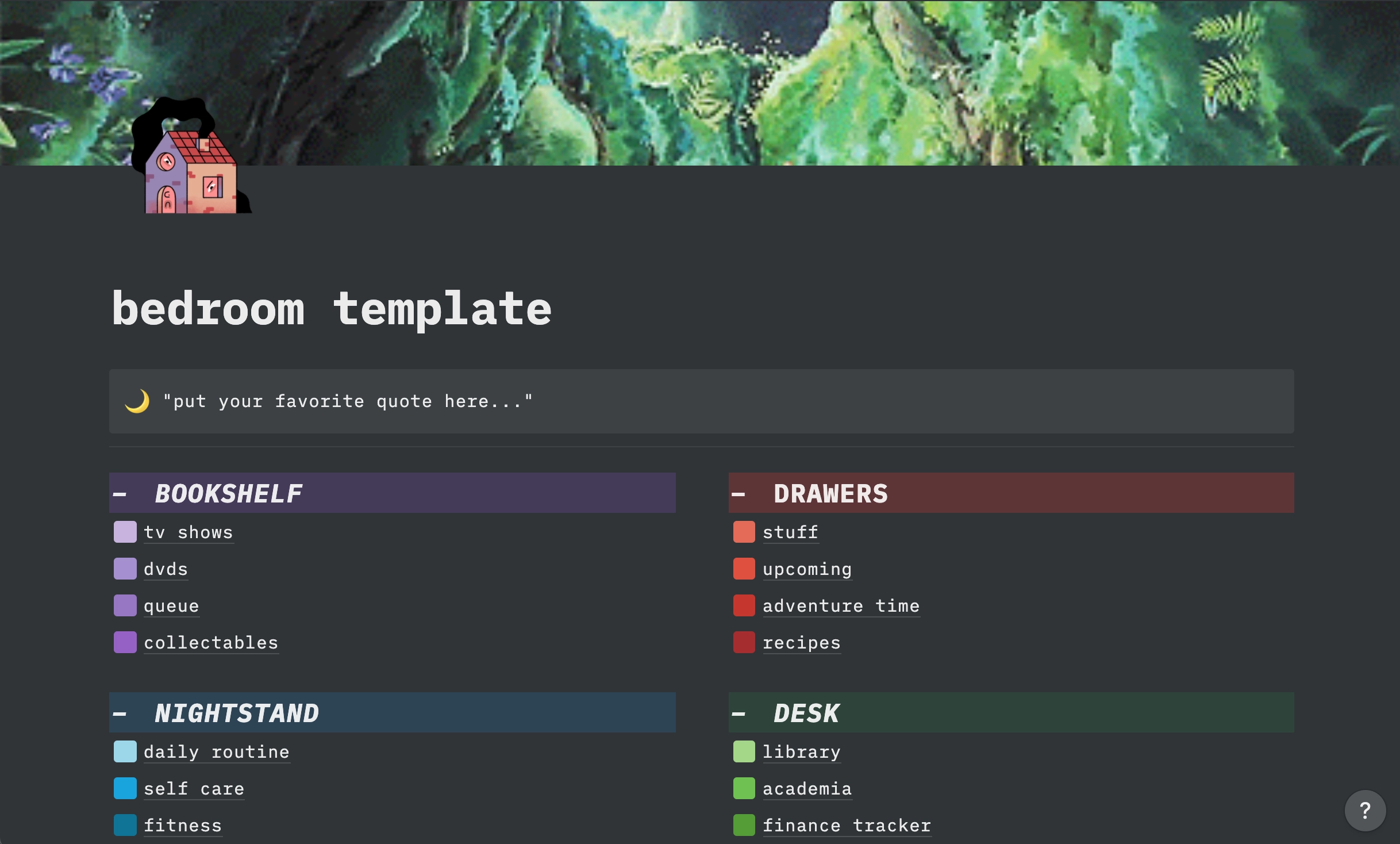 Dashboard Notion Template