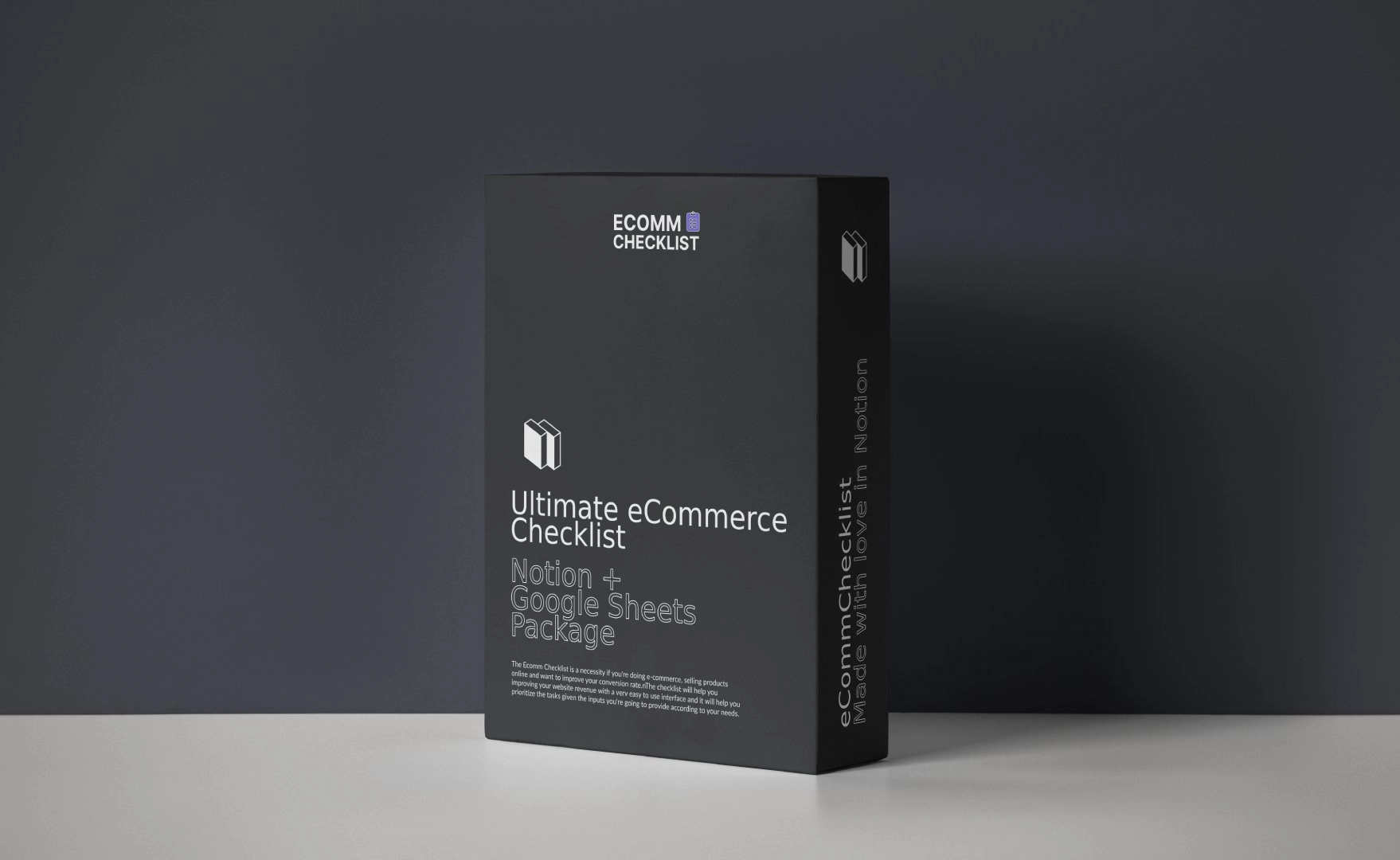 Notion EcommChecklist - Conversion Rate Optimization for eCommerce Websites