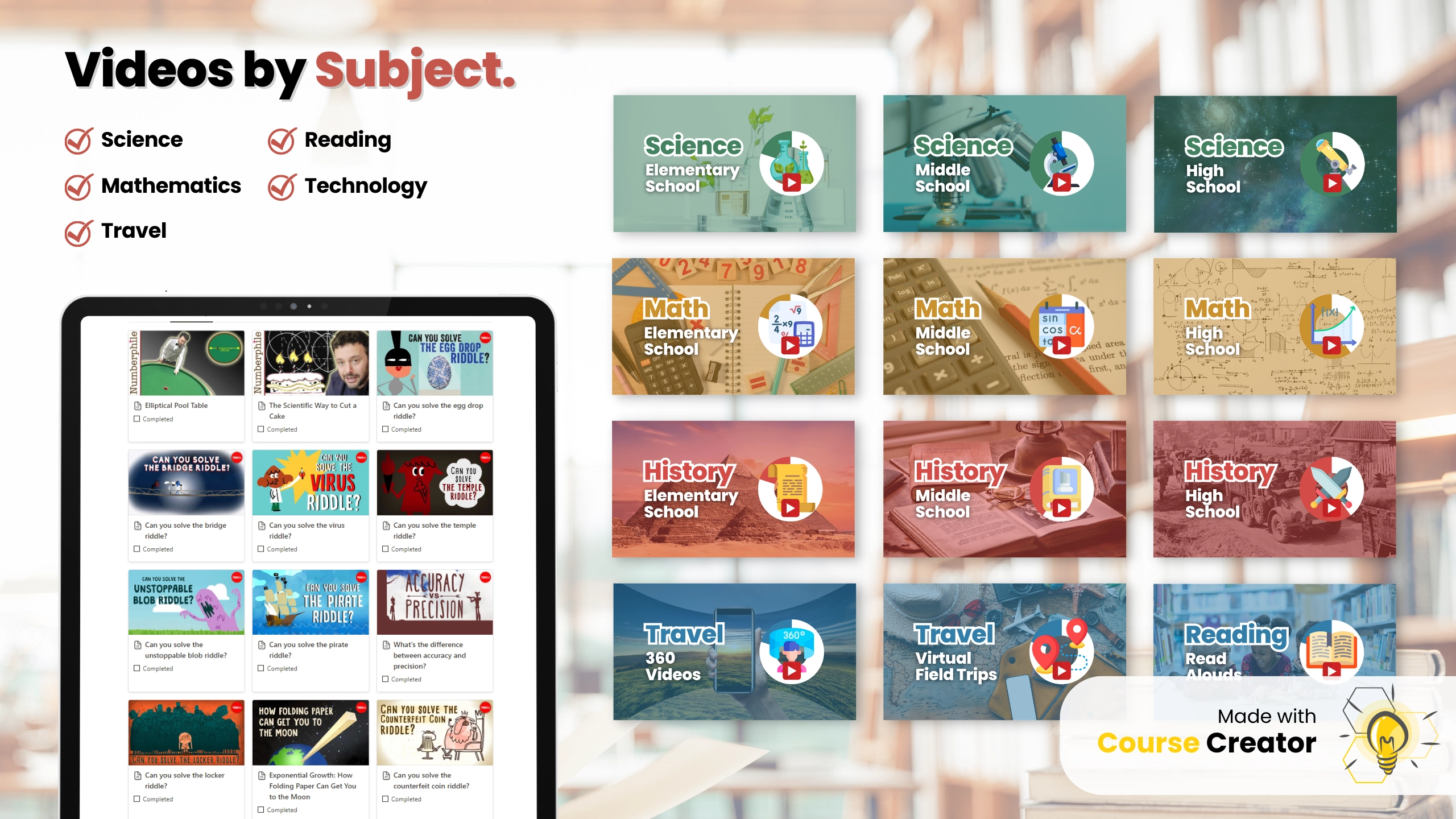 Notion Education Video Library - Learning Resource in 