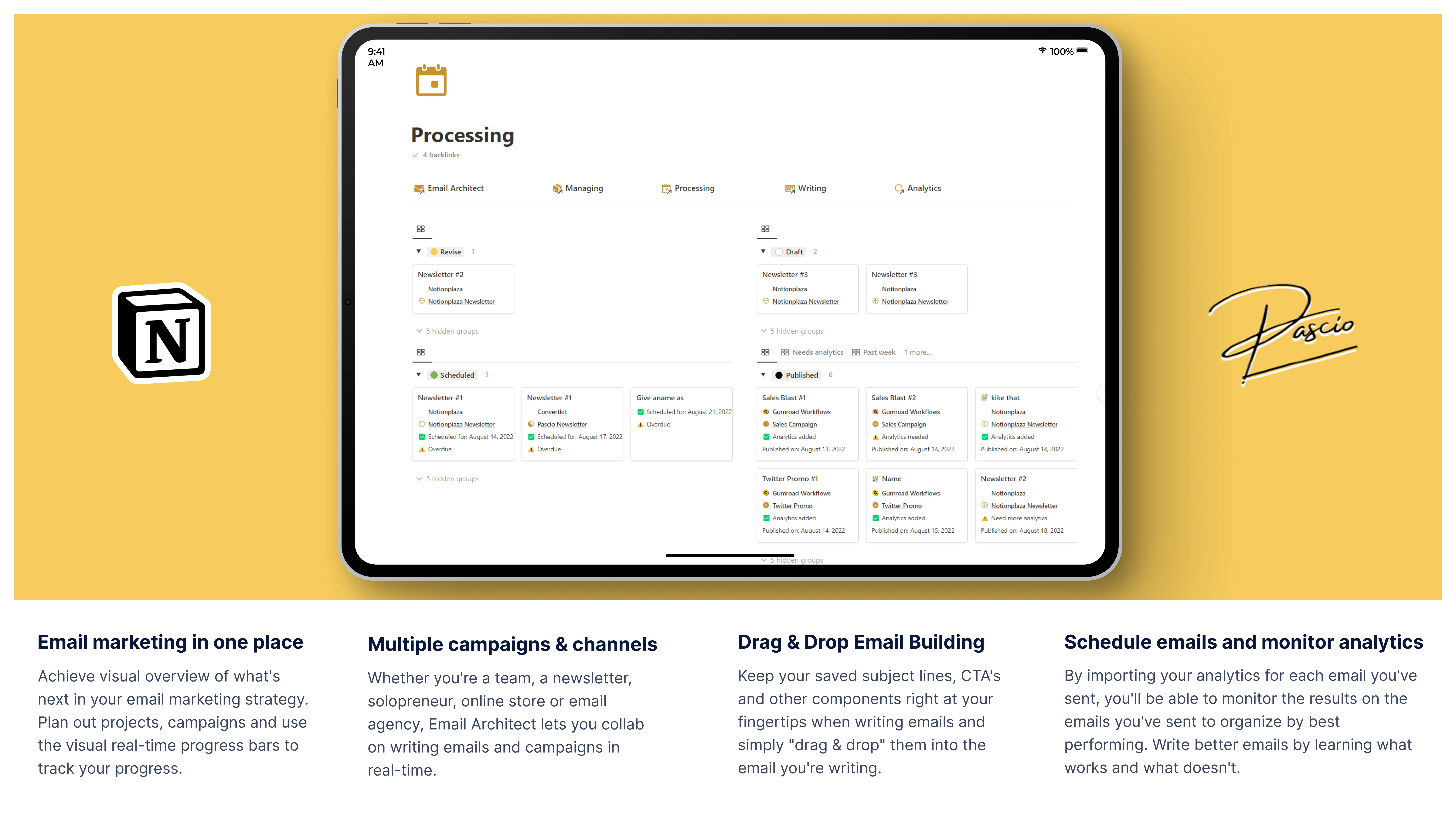 Notion Email Architect  Drag & Drop Email Builder for 
