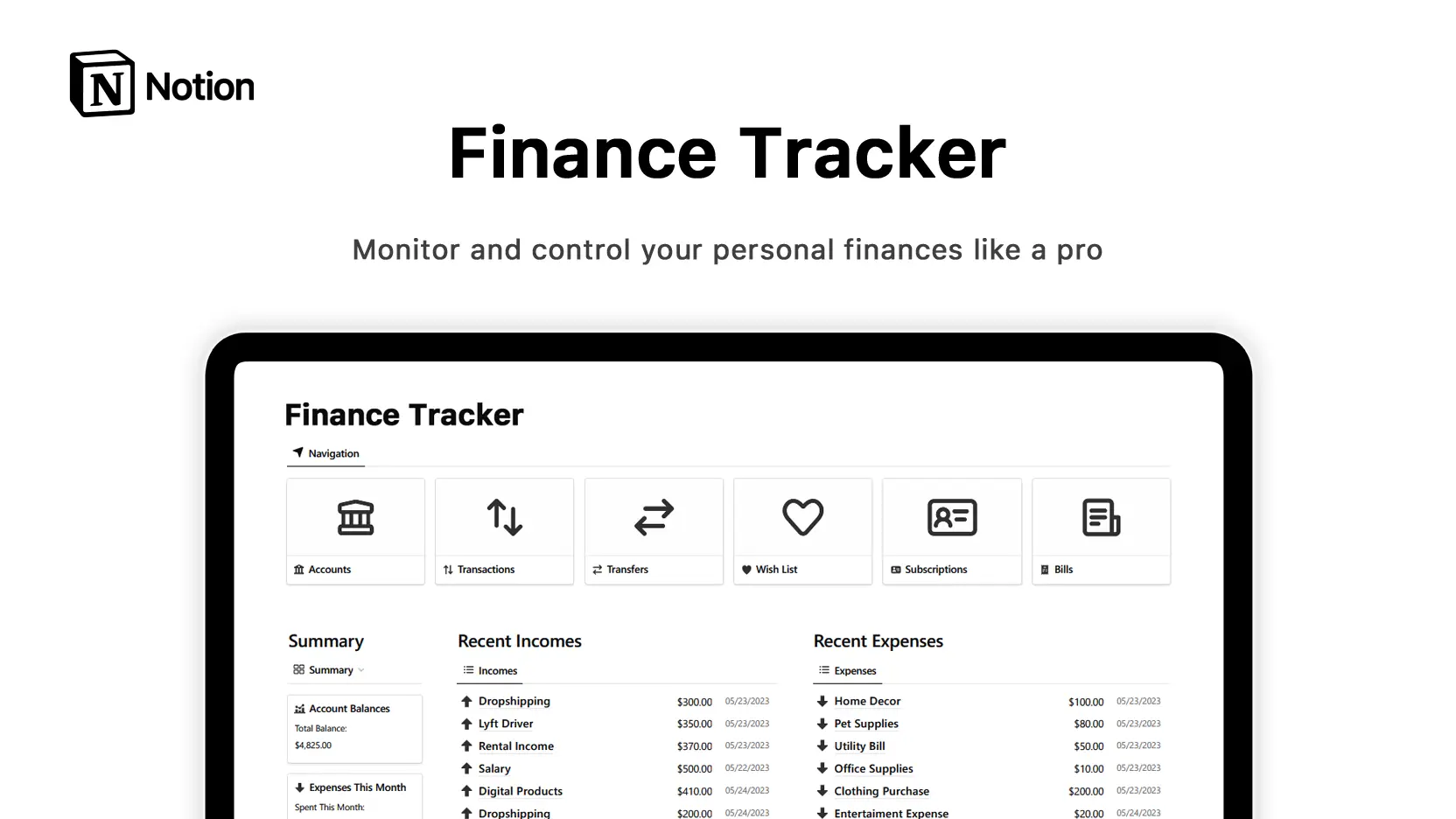 Finance Tracker image