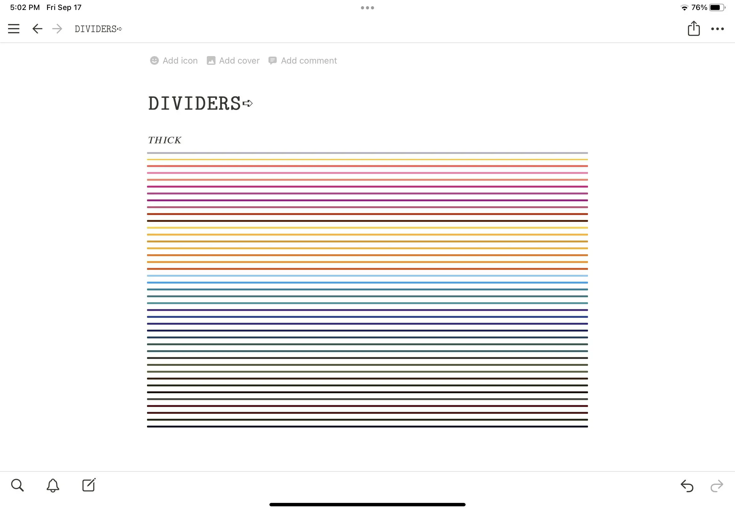 Free Notion Dividers image