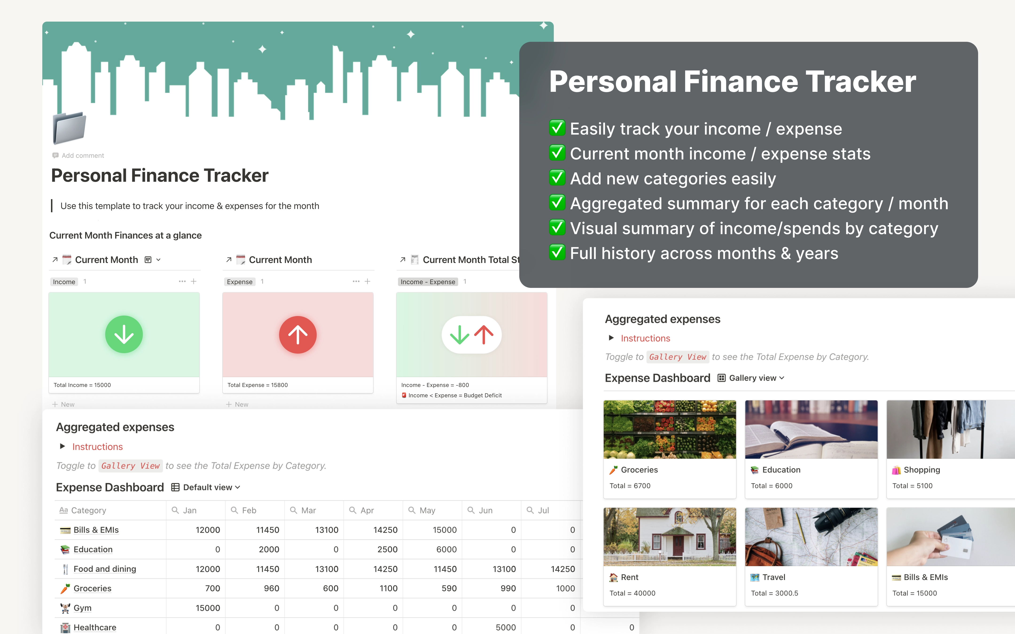 Limitless Personal Finance Tracker