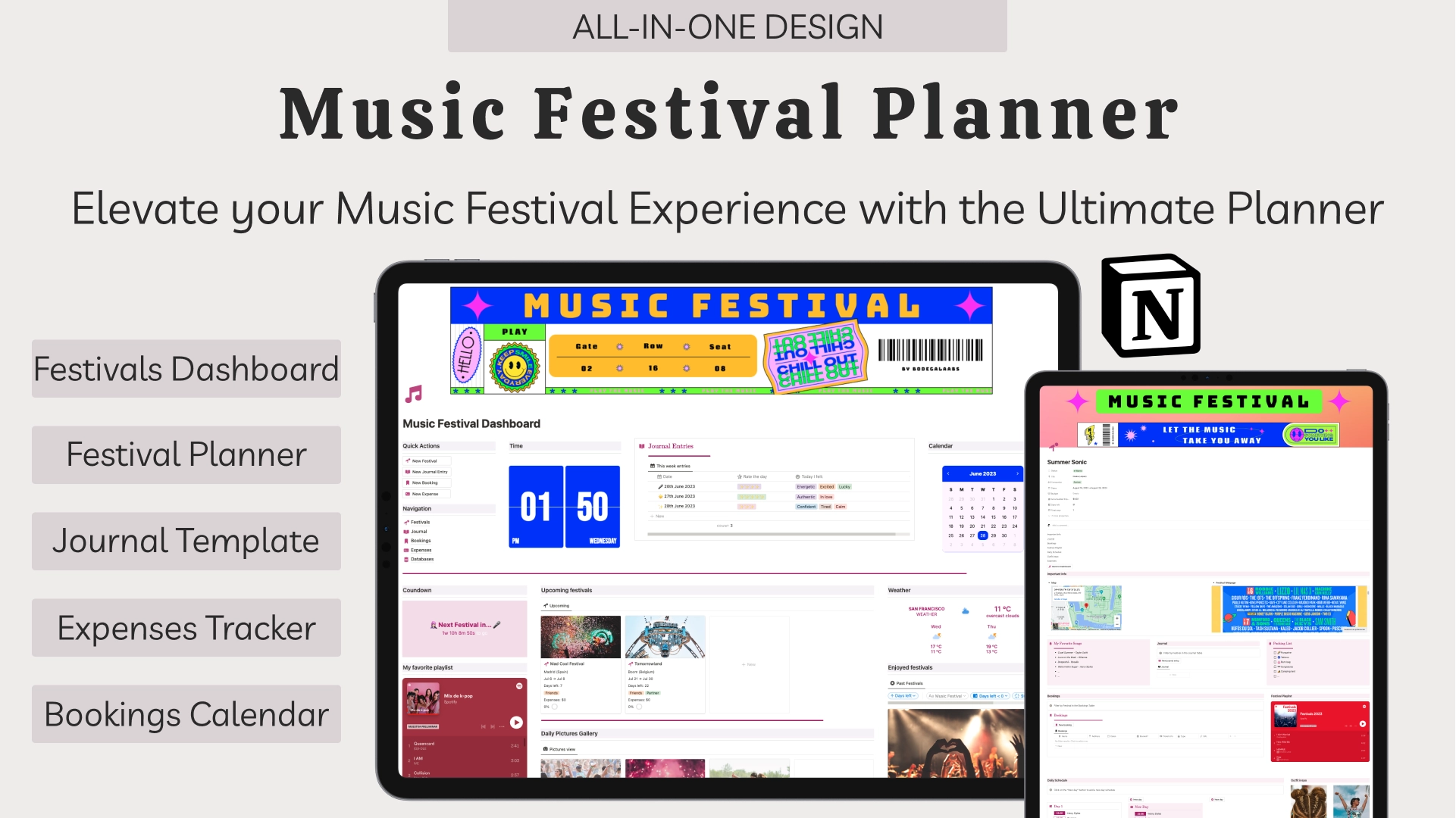 Music Festival Planner - Elevate Your Festival Experience
