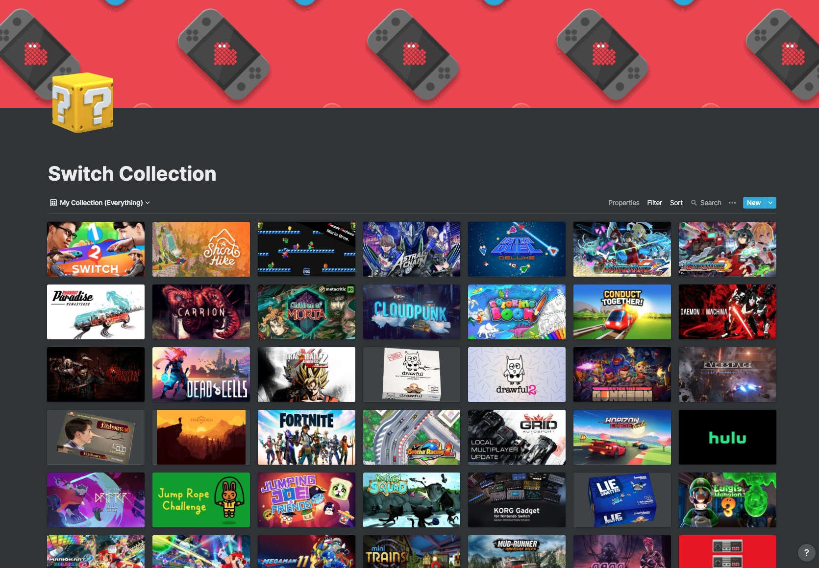 Nintendo Switch Game Collection