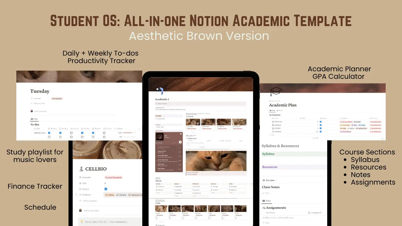 Notion Academic Template image