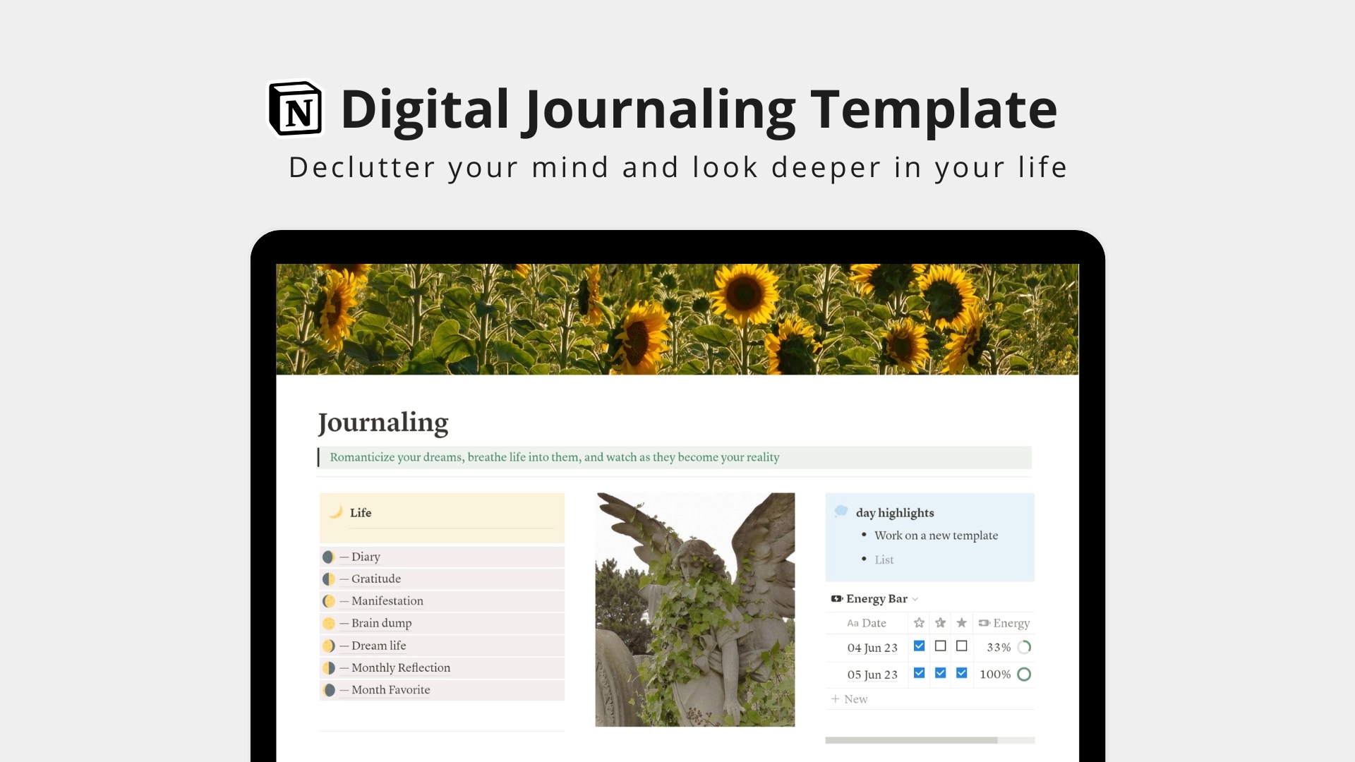 Notion  Journal Template
