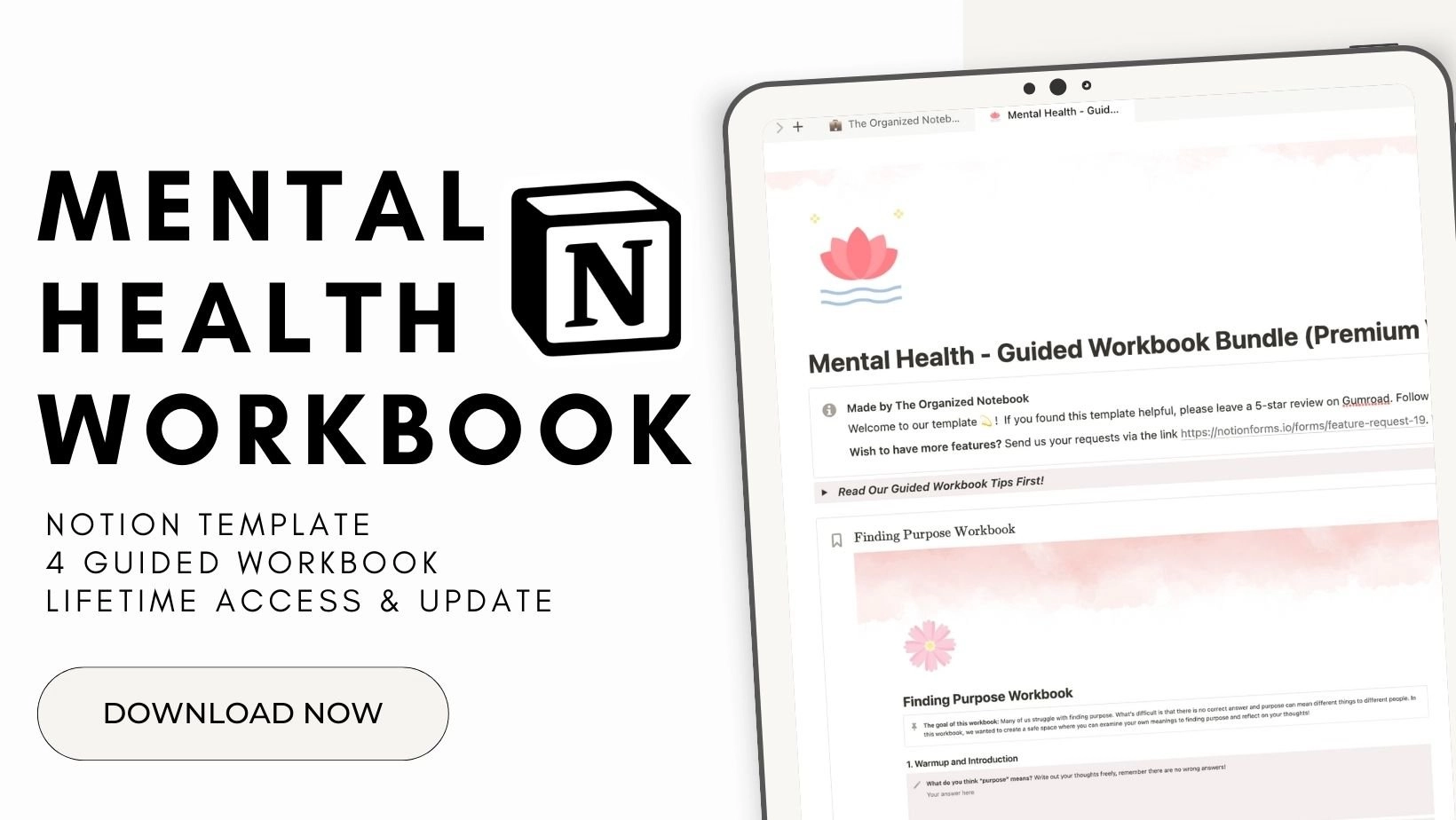 Notion Mental Health - Guided Workbook Bundle