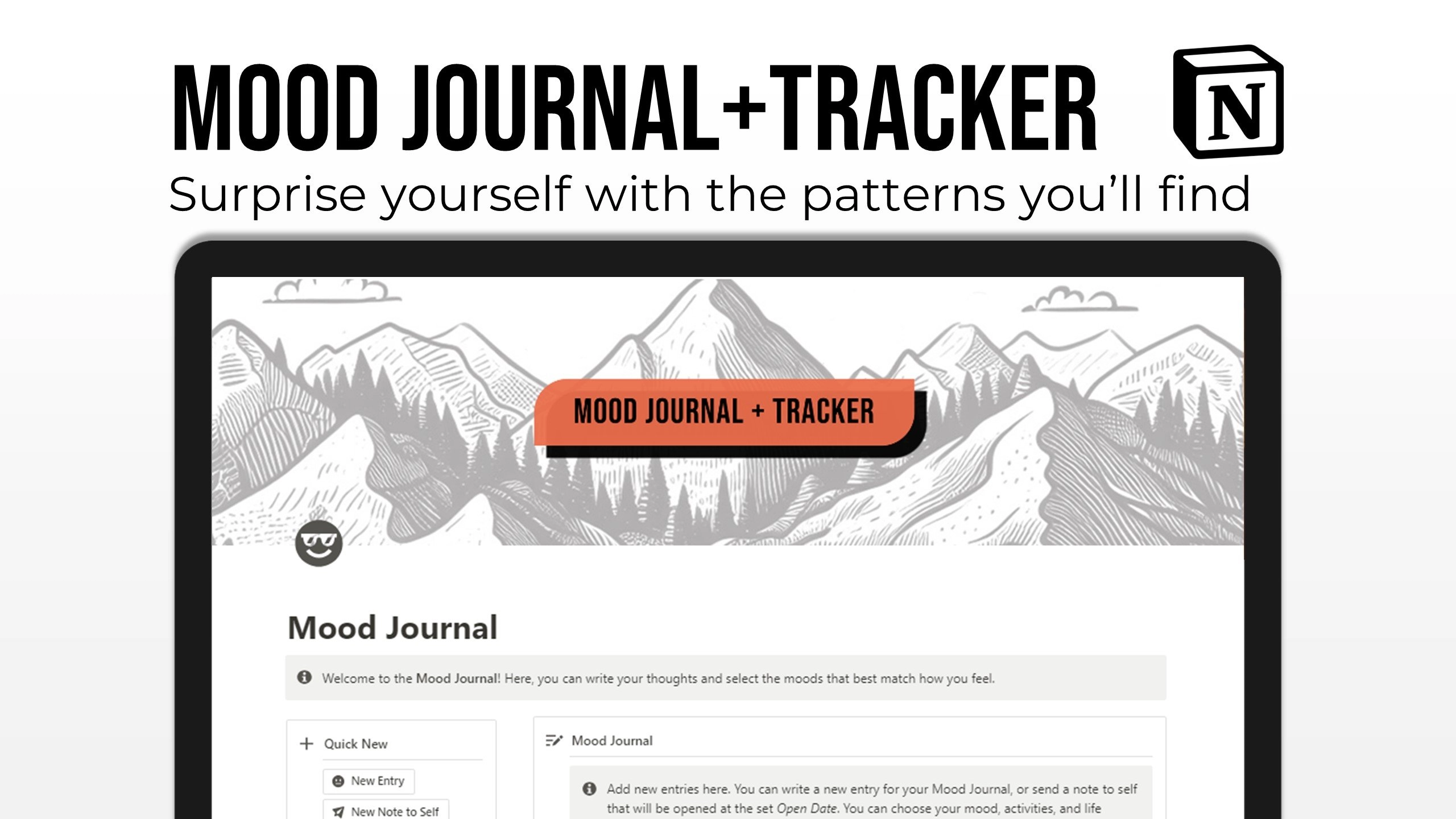 Notion Mood Journal + Tracker