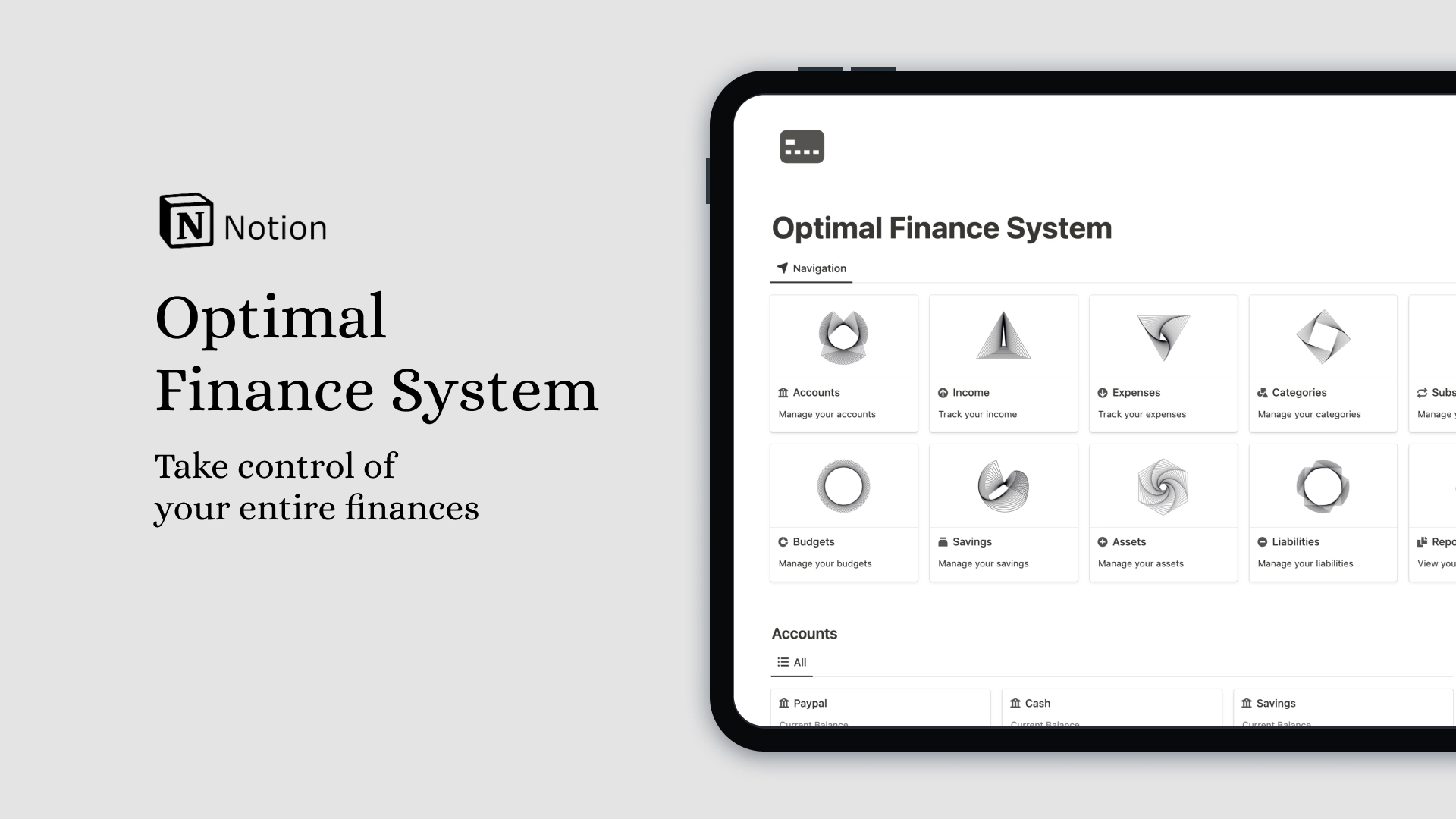 Notion  Optimal Finance System