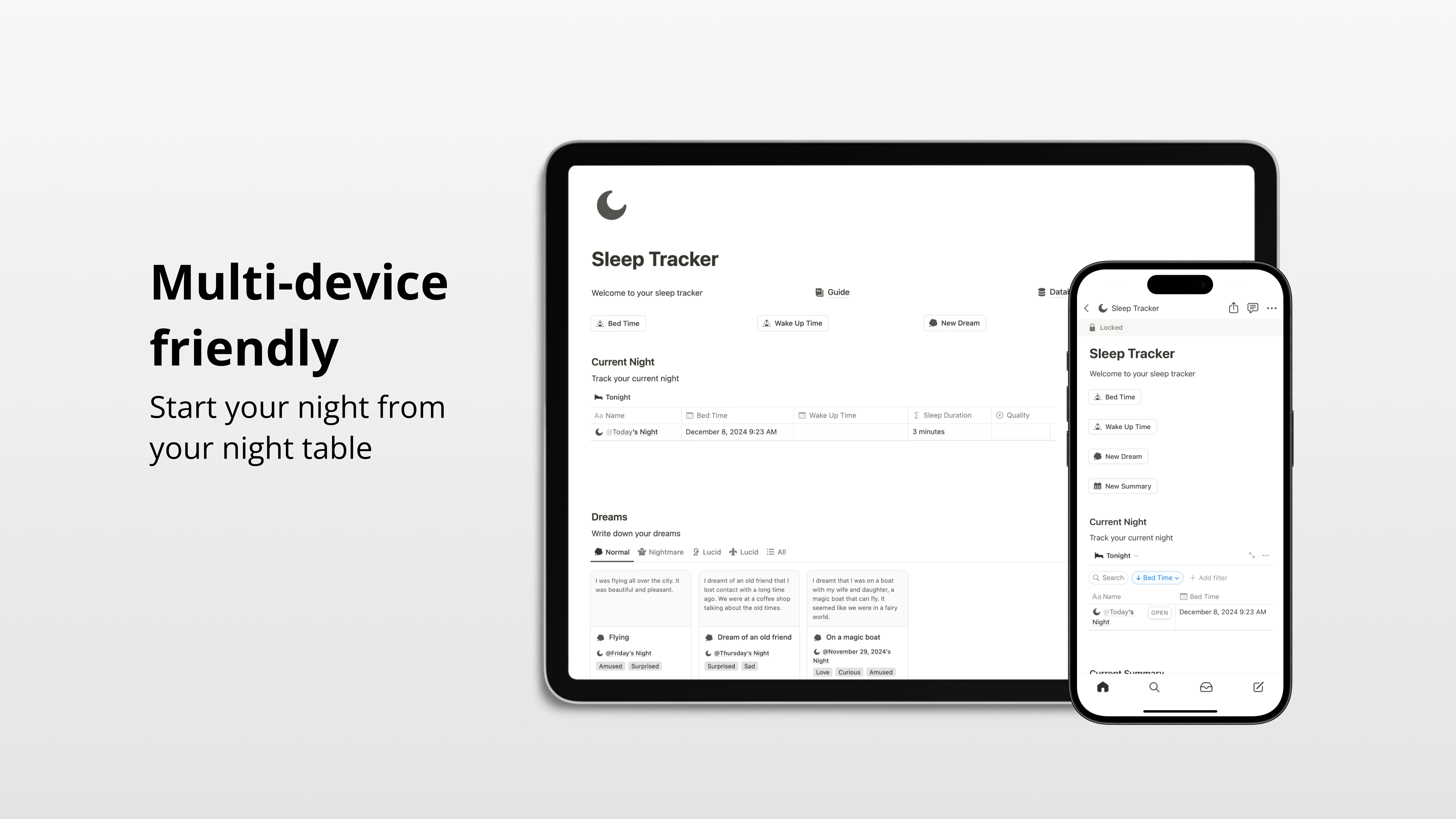 Notion Sleep Tracker