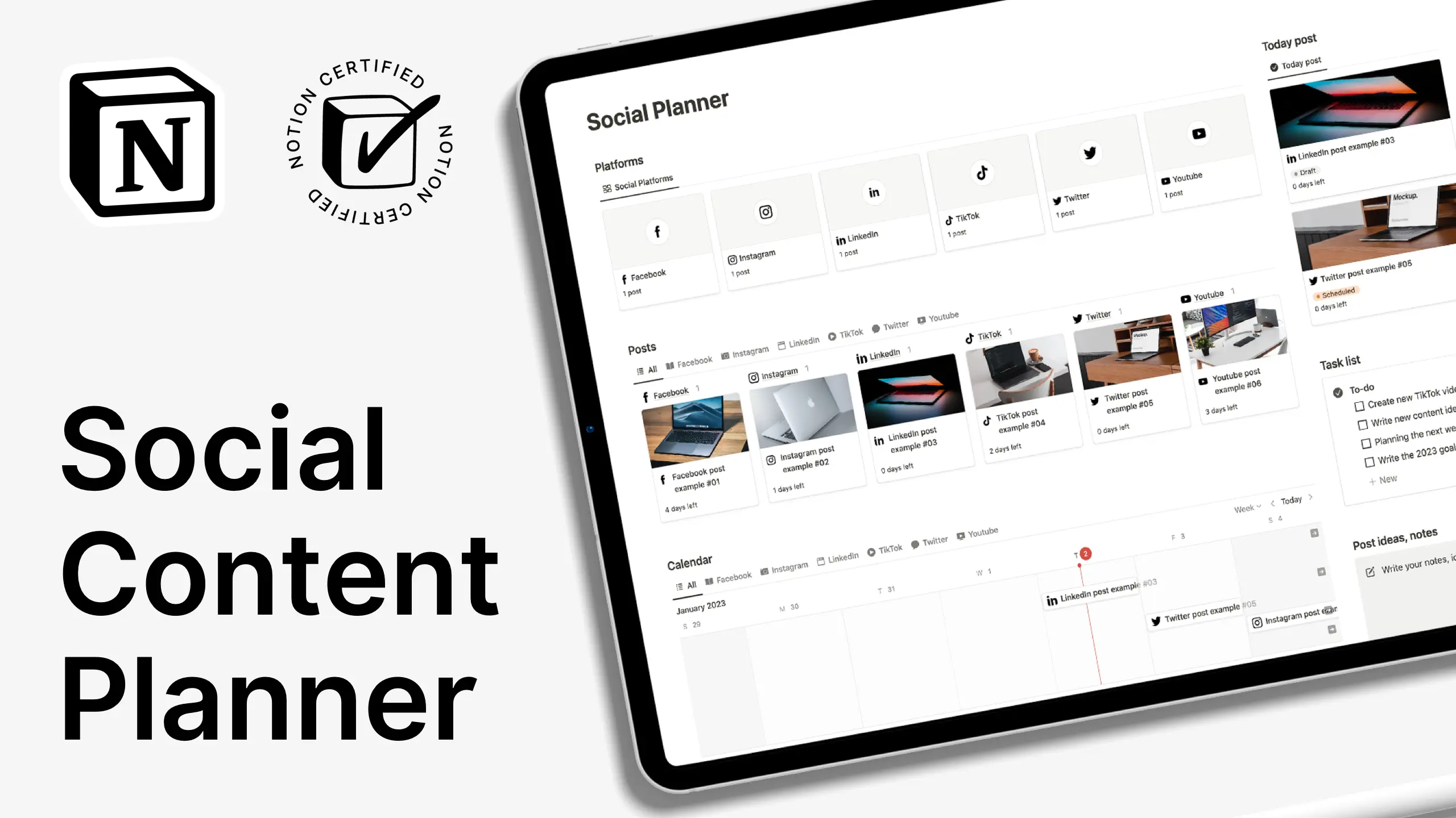 Notion Social Content Planner Notionhub