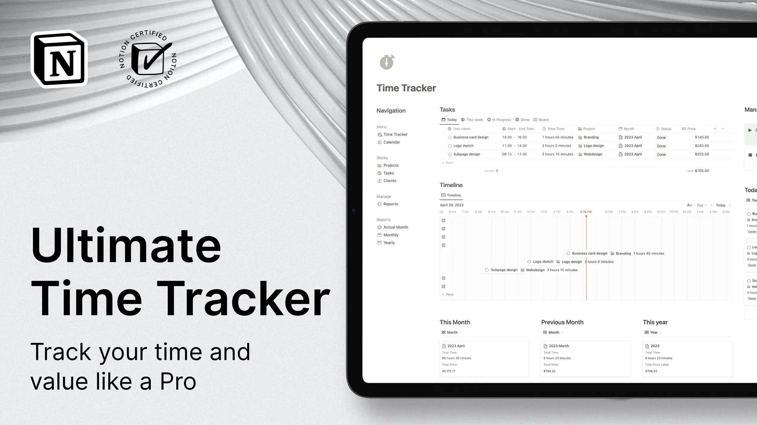 Notion Ultimate Time Tracker image