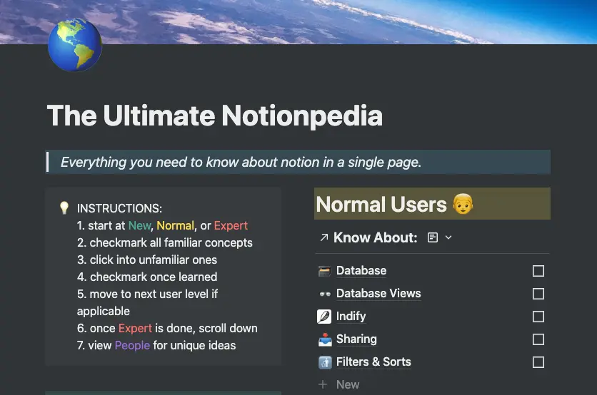 Notionpedia Template for Learning Notion image
