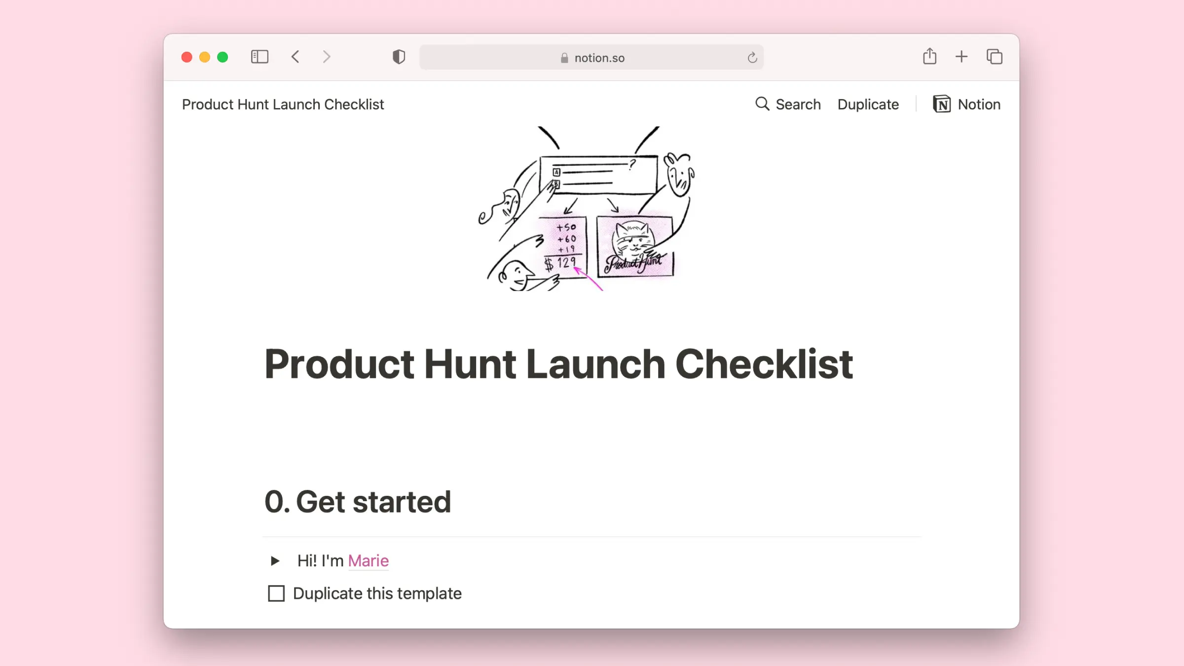 Product Hunt Launch Checklist image