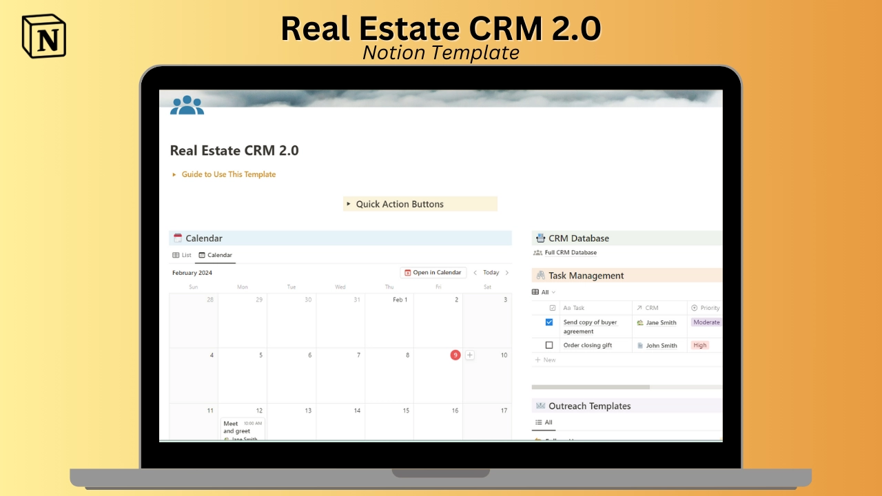 Notion Real Estate CRM 2.0