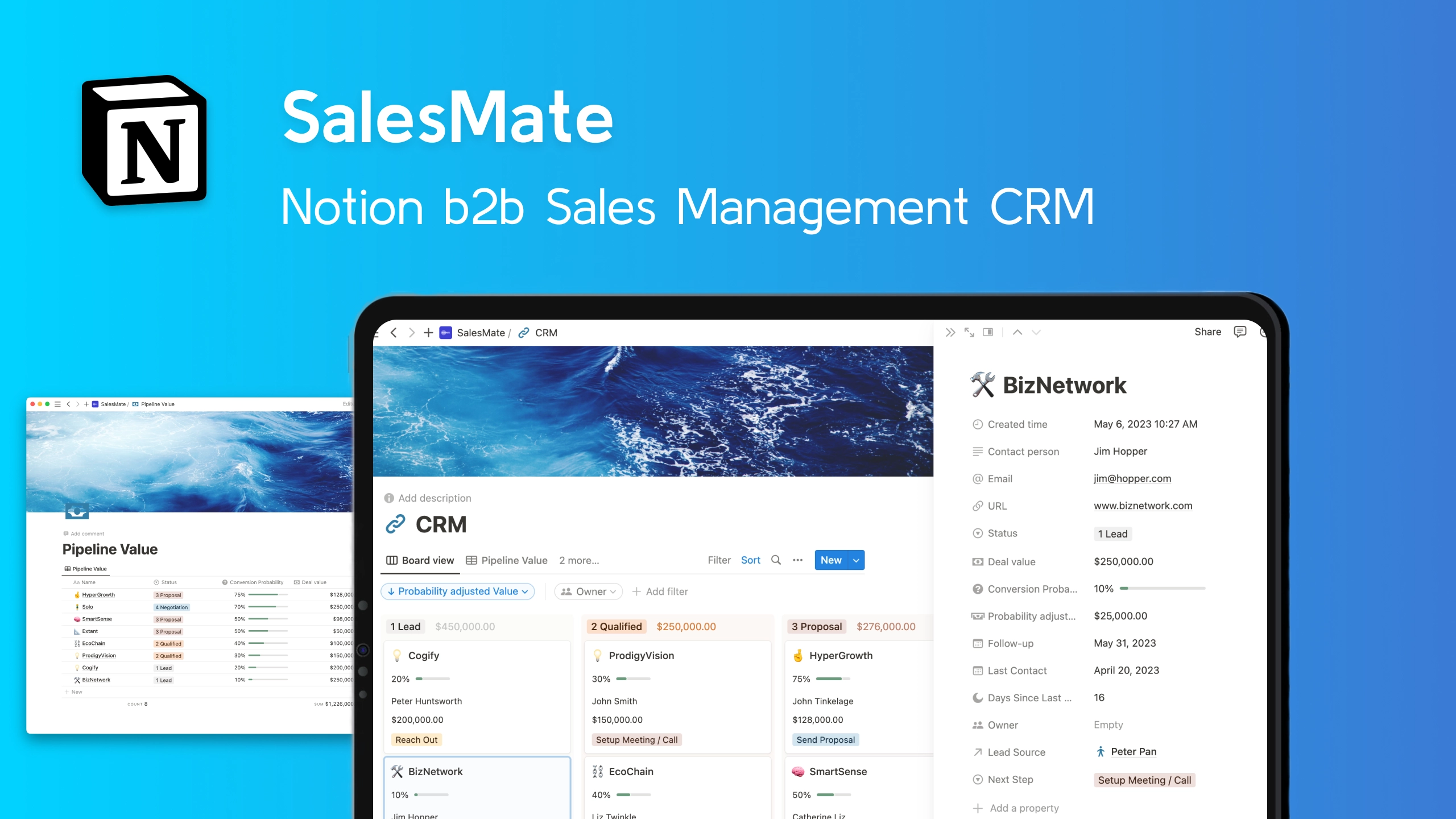 Notion Salesmate -  Sales Management Crm For Any Small Business
