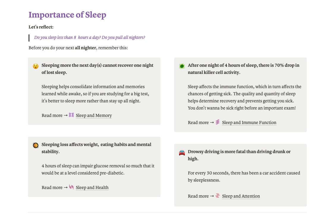 Sleep Education and Tracker