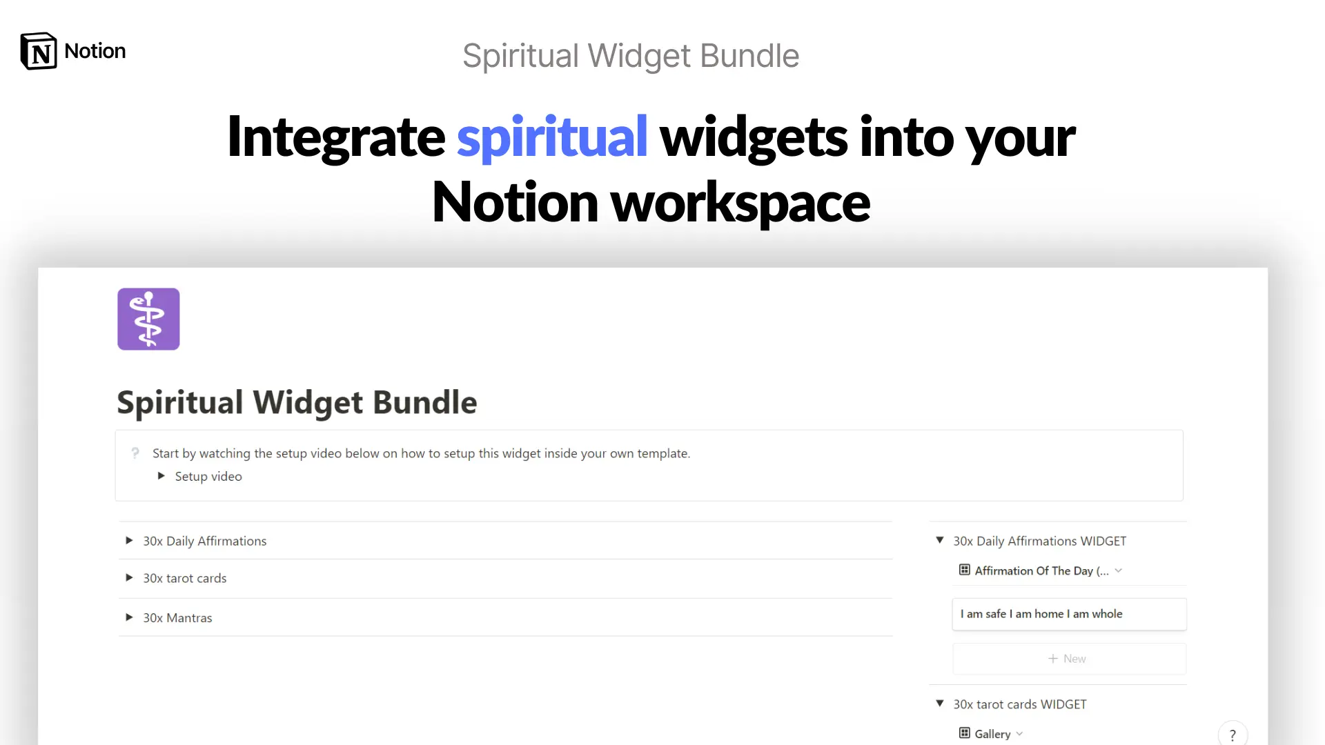Spiritual Widget Bundle image