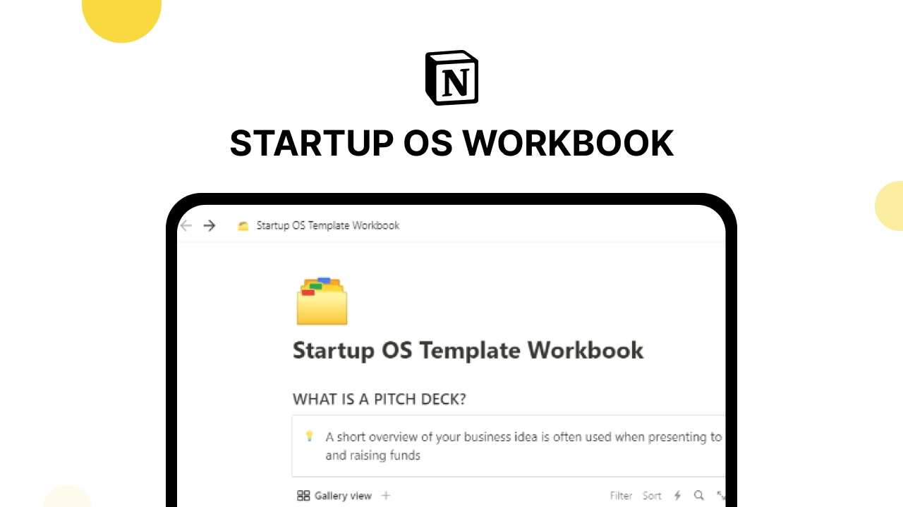 Notion Startup Os Workbook