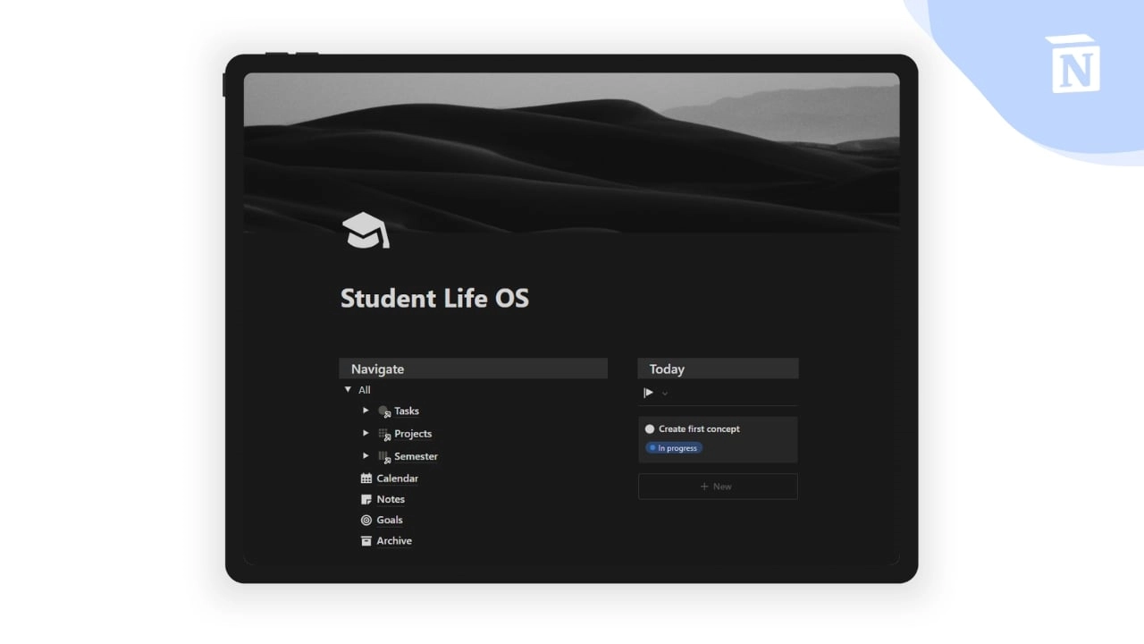 Notion Student Life OS  Plan, Organize & Execute