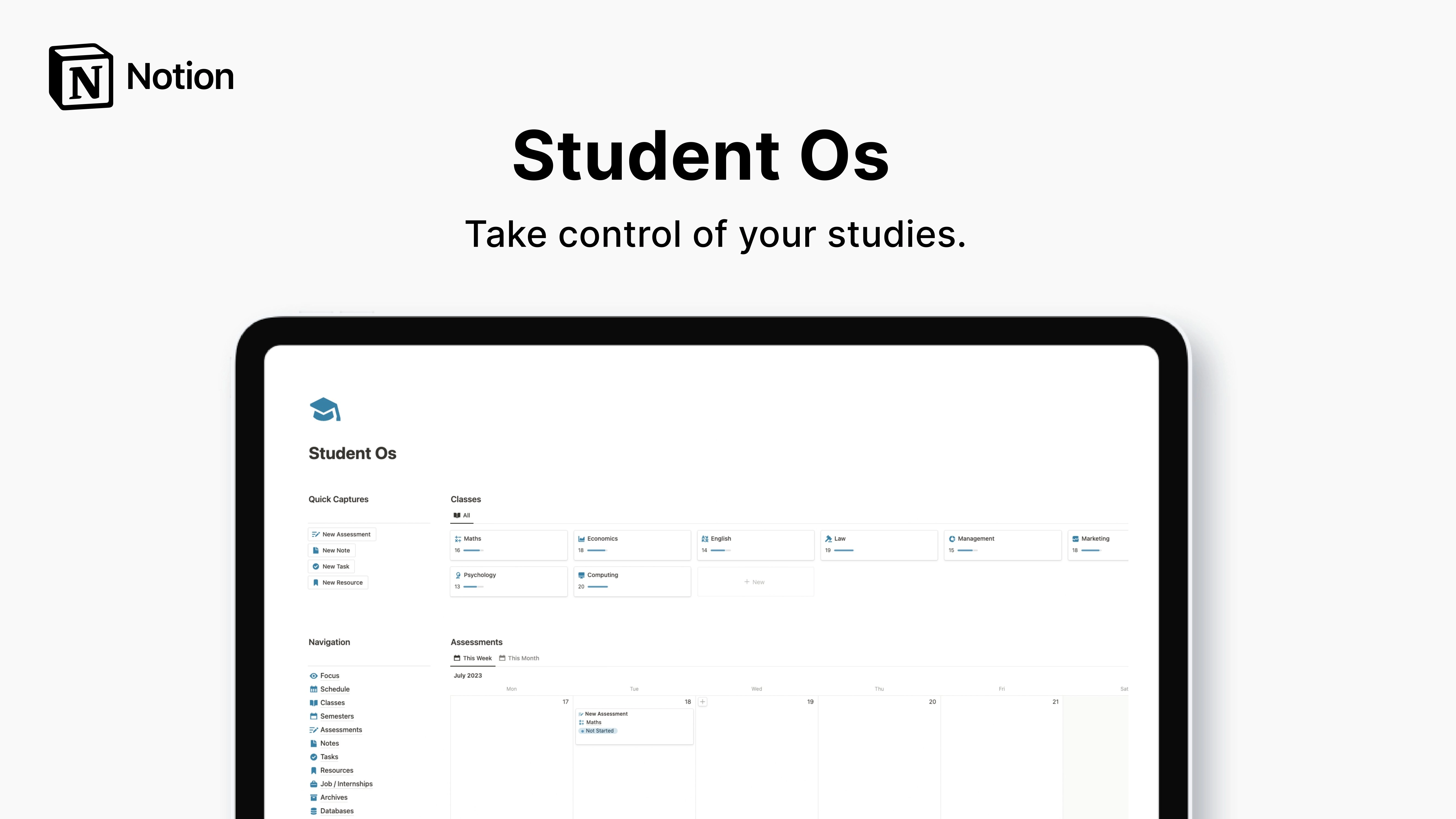 Notion Student Os