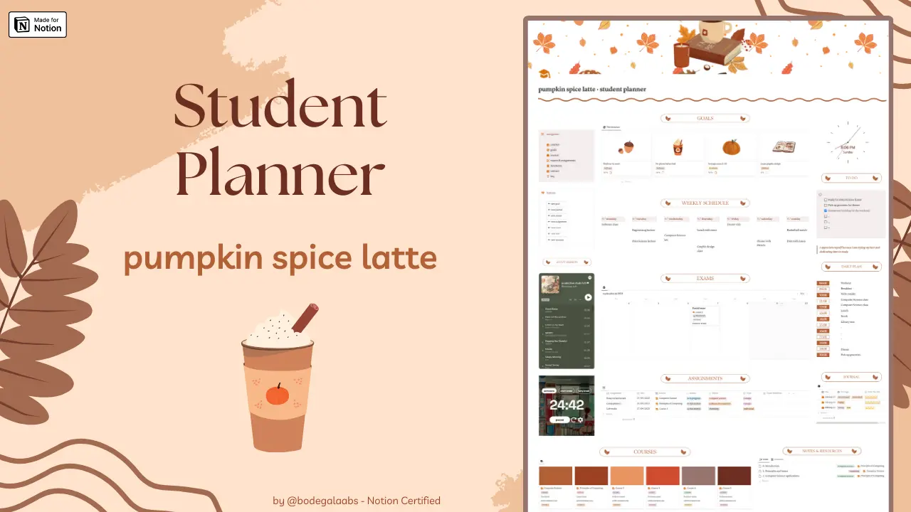 Student Planner Template image
