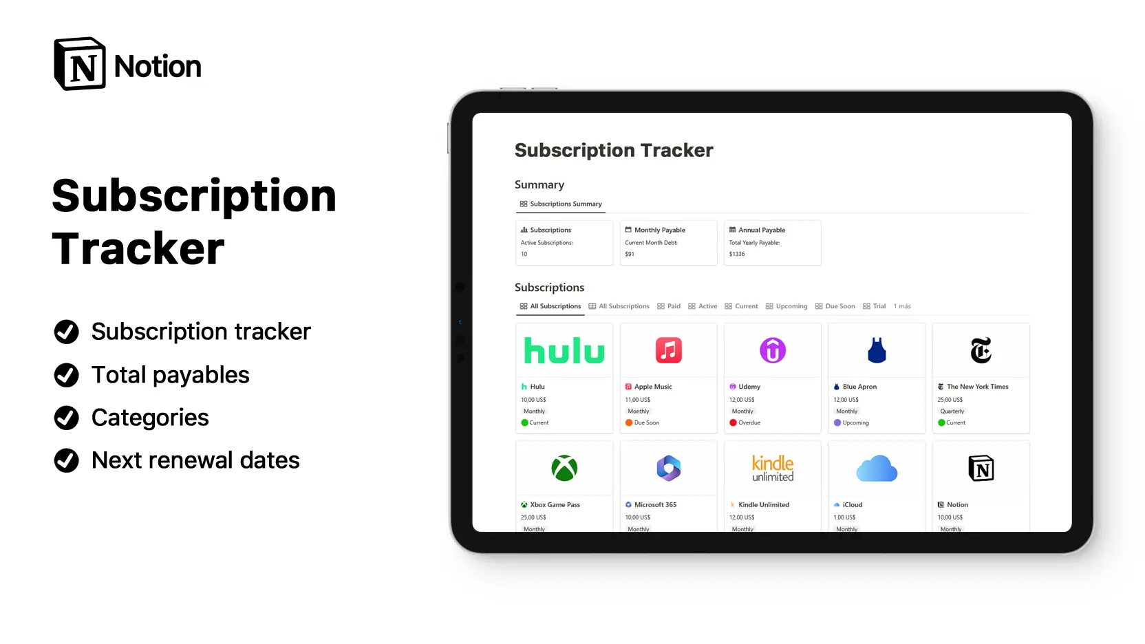 Subscription Tracker image