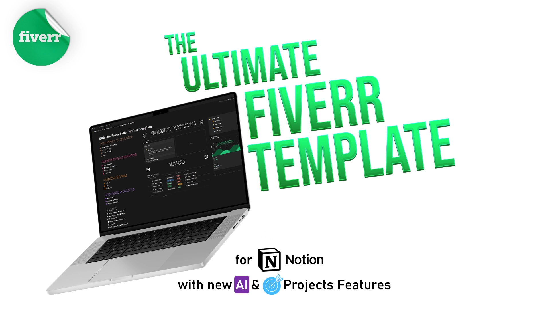 Notion The Ultimate Fiverr Seller  Template