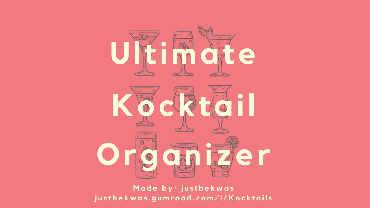 The Ultimate Notion Cocktail Organizer image