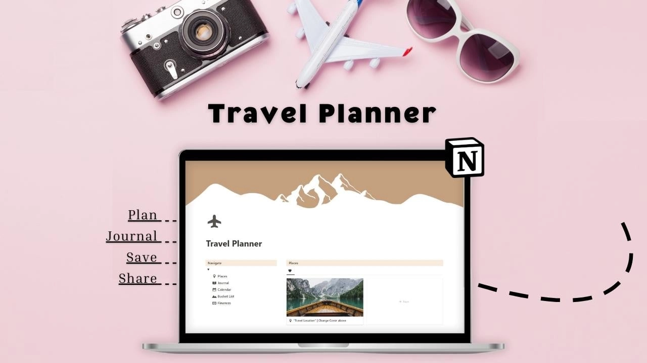 Notion Travel Planner Template