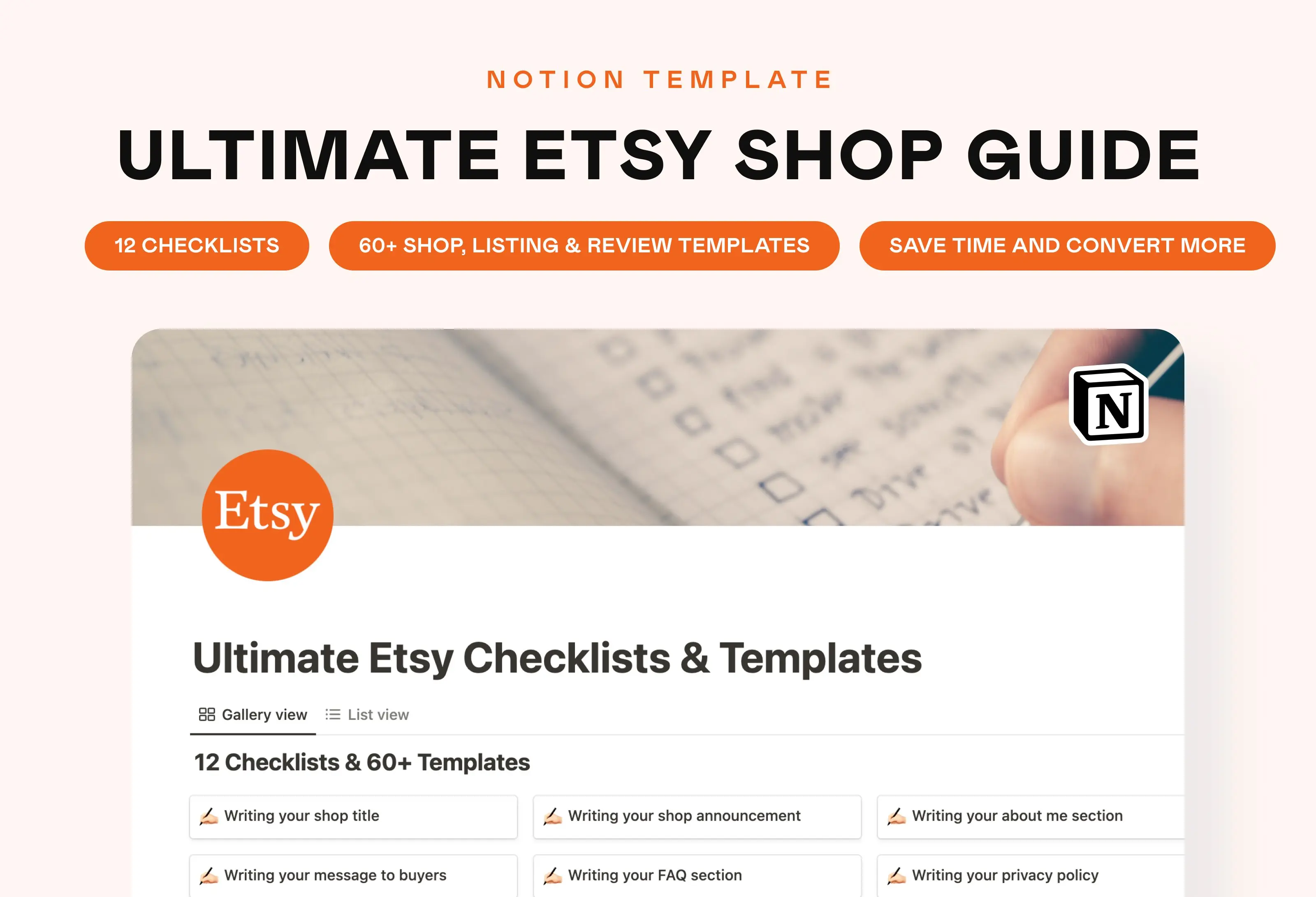 Ultimate Etsy Shop Guide Bundle image