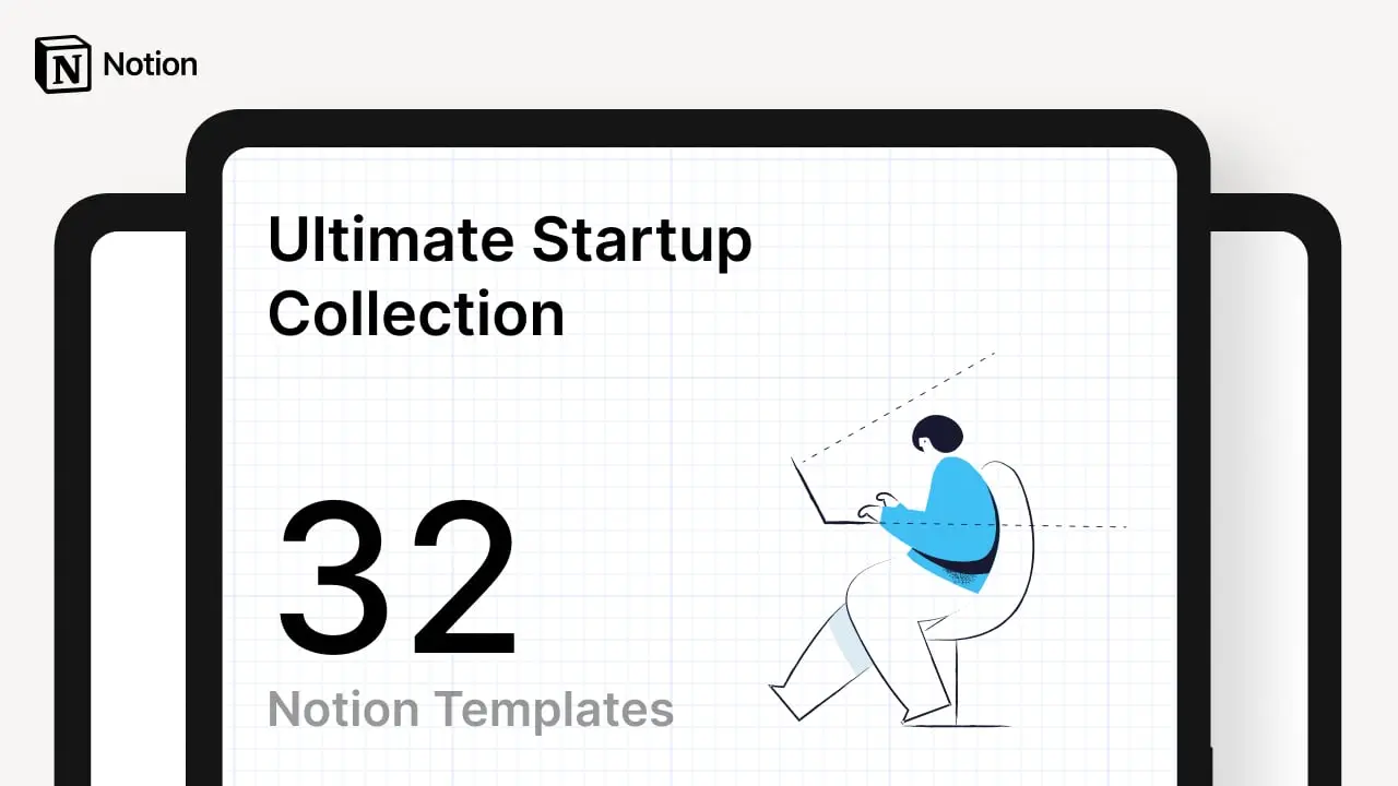 Ultimate Startup Collection 32 Notion Templates image