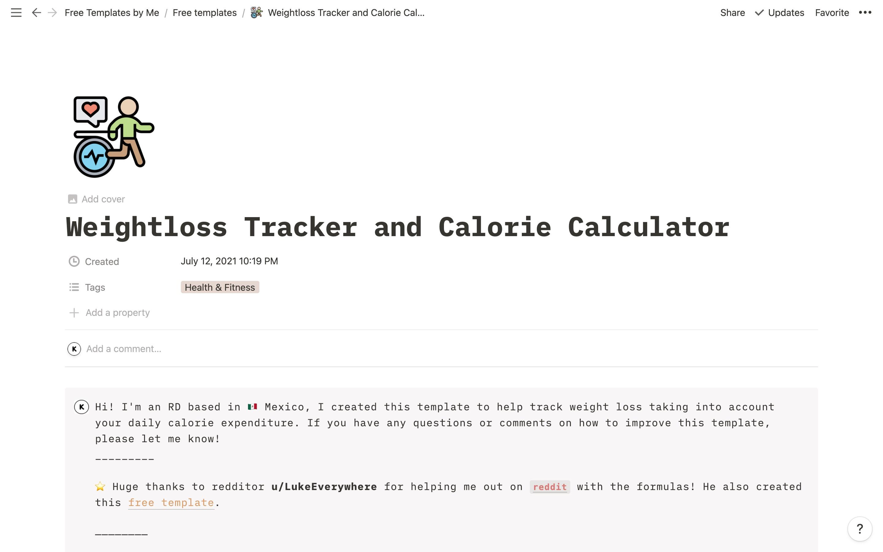 Weight Loss Tracker and Calorie Calculator